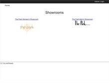 Tablet Screenshot of linesheets.theparkla.com